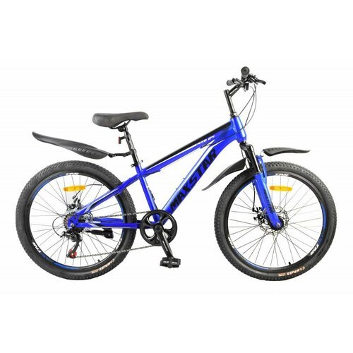 Купить Велосипед MAXSTAR 24" Матовый Синий/Чёрный
MAXSTAR 24" - отличный подростковый в...
