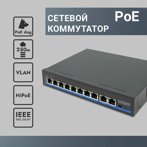Купить Коммутатор PoE GF-AC0820PoE
Сетевой PoE коммутатор GF-AC0820POE предназначен для...