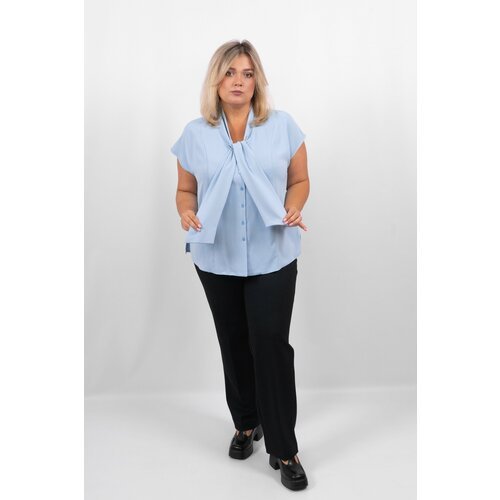 Купить Блуза размер 56, голубой
Рубашка женская 

Скидка 20%