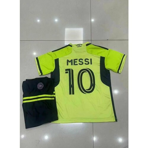 Купить Костюм , размер 22, зеленый, черный
Футбольная форма Messi 10<br><br>Спортивная...