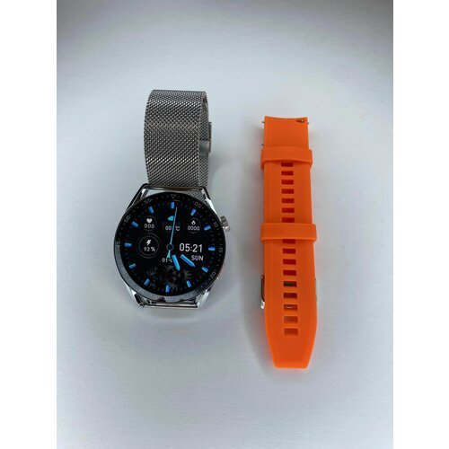 Купить Смарт часы Wearfit Pro GT8 PRO PREMIUM 2023 серые с двумя ремешками с сенсорным...