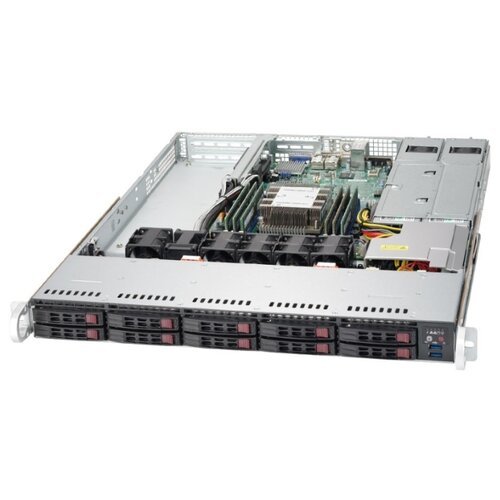 Купить Сервер Supermicro SuperServer 1019P-WTR без процессора/без накопителей/количеств...