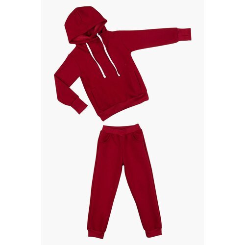 Купить Костюм LITTLE WORLD OF ALENA, размер 128, красный
Спортивный костюм состоит из х...