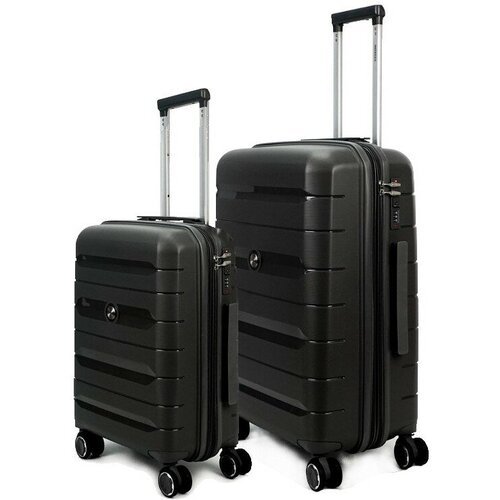 Купить Умный чемодан Ambassador Comete, 2 шт., 80 л, размер S/M, черный
Чемоданы с расш...