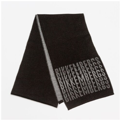 Купить Шарф BIKKEMBERGS, черный
Шарф бренда BIKKEMBERGS черного цвета с серой надписью:...