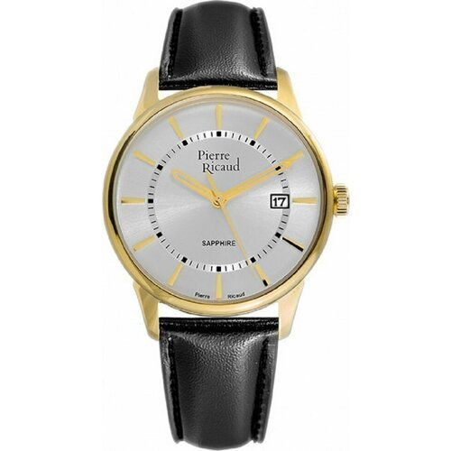 Купить Наручные часы Pierre Ricaud, серый
Мужские кварцевые часы в круглом стальном кор...