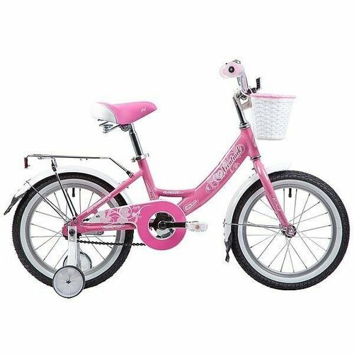 Купить Детский велосипед Novatrack Girlish Line 16 (2019) розовый (требует финальной сб...
