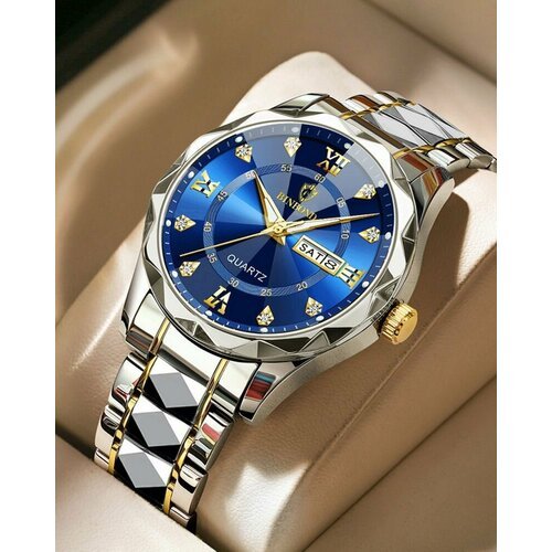 Купить Наручные часы BINBOND Bin2521Sin, серебряный, синий
Мужские наручные часы BINBON...