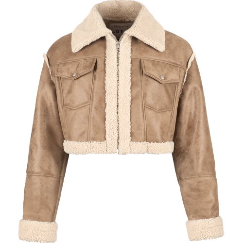 Купить Куртка , размер XXS, коричневый
Винтажная укороченная куртка в стиле 70-х создан...