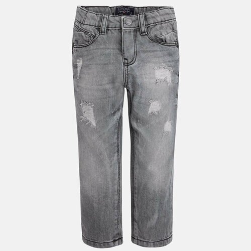 Купить Джинсы Mayoral, размер 98 (3 года), серый
Модные "рваные" серые джинсы Mayoral д...