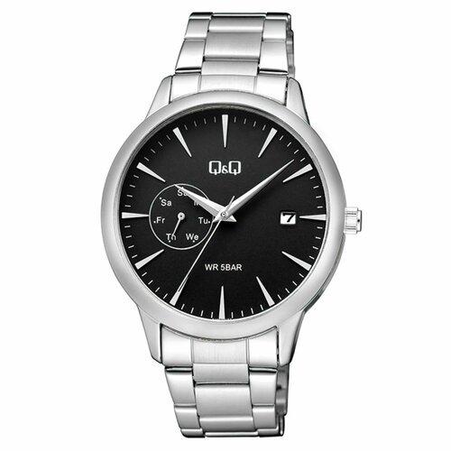 Купить Наручные часы Q&Q A12A-009, черный
Мужские японские кварцевые часы в круглом кор...