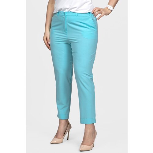 Купить Брюки SVESTA, размер 56, голубой
Элегантные зауженные брюки из тонкого смесового...
