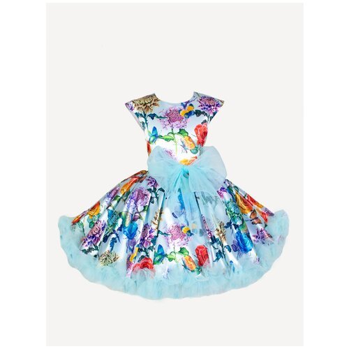 Купить Платье Laura, размер 134, бирюзовый, голубой
Нарядное платье для девочки Красотк...