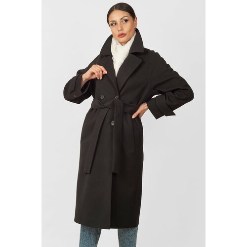 Купить Пальто MARGO, размер 40-42, черный
Пальто прямого кроя выполнено из бархатистой...