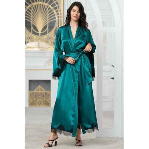 Купить Халат MIA-AMORE, размер S/М, зеленый
<br>Шелковый халат "Mia-Amore" размер S/М,...