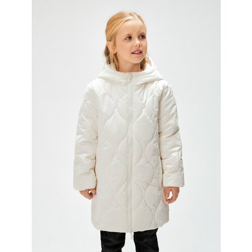 Купить Куртка Acoola, размер 98, белый
Утеплённое стеганое пальто с капюшоном для девоч...