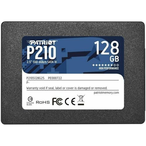 Купить Внутренний SSD Patriot Memory P210 128 ГБ SATA (P210S128G25)
Название Твердотель...