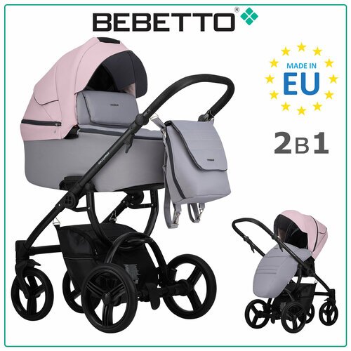 Купить Детская коляска 2 в 1 Bebetto Murano (экокожа+ткань) 04_CZM
Bebetto Murano (экок...