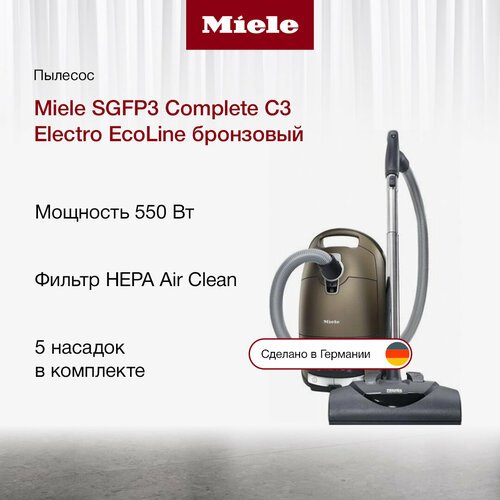 Купить Пылесос Miele SGFP3 Complete C3 Electro EcoLine бронза
Пылесос Miele SGFP3 Compl...