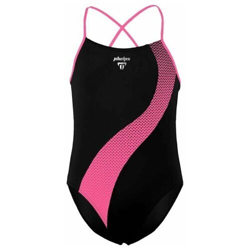 Купить Комбинезон для плавания phelps, размер 16, черный, розовый
Детский купальник — н...