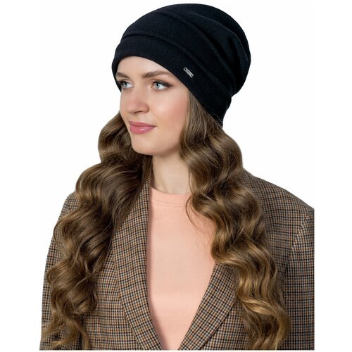 Купить Шапка Landre, размер 56-59, черный
Модная базовая шапка-бандана с закрепкой сзад...