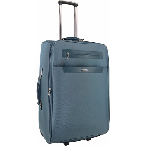 Купить Чемодан Rion+ 458-2GRY, 96 л, размер L, серый
Большой текстильный чемодан L+ на...