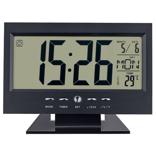 Купить Метеостанция Perfeo Set (PF-S2618), черный
Часы-будильник Set (PF-S2618) могут о...