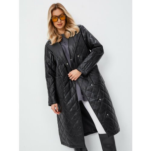 Купить Пальто Abby, размер XL, черный
Пальто женское утепленное с воротником и поясом в...