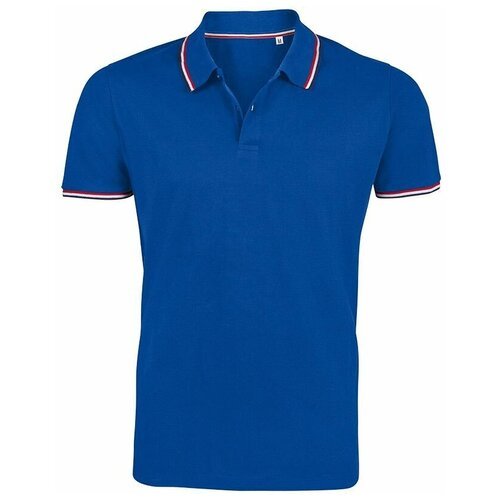 Купить Поло Sol's, размер 44, синий
Мужская рубашка поло с боковыми швами. Планка с 2 п...