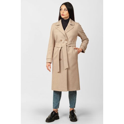 Купить Пальто MARGO, размер 44, коричневый, экрю
Длинное пальто с английским воротником...