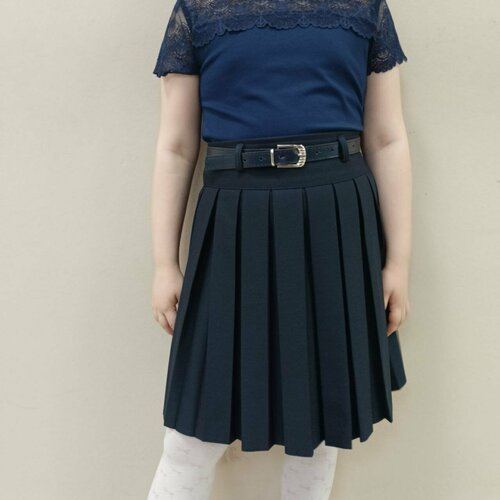 Купить Школьная юбка, размер 32, синий
Турецкая школьная юбка -тенниска : стиль и комфо...