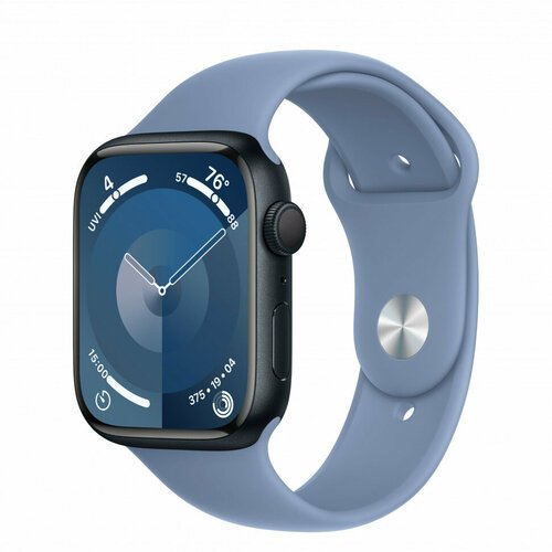 Купить Часы Apple Watch Series 9 41mm Midnight Aluminium Case Sport Band Winter Blue M/...