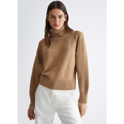 Купить Свитер LIU JO, размер S, бежевый, коричневый
Уютный и стильный вязаный свитер с...
