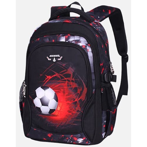Купить Школьный рюкзак ортопедический Edison для мальчика с футбольным мячом для первок...