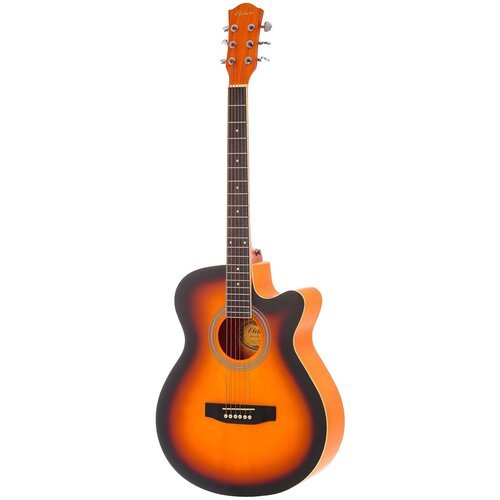 Купить Акустическая гитара матовая, оранжевая. Размер 40 дюймов Jordani E4020 SB
Акусти...