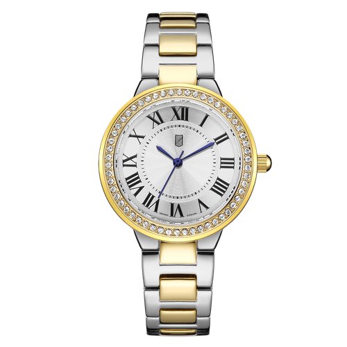 Купить Наручные часы УЧЗ 1515A9B1, серебряный, золотой
Наручные кварцевые женские часы...