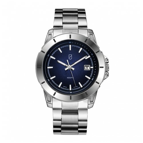 Купить Наручные часы УЧЗ, серебряный, синий
Наручные кварцевые мужские часы производств...