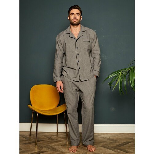 Купить Пижама Малиновые сны, размер 54, серый
Мужская пижама изготовлена из 100% хлопка...