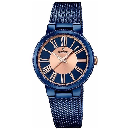 Купить Наручные часы FESTINA, синий
<p>Оригинальные женские кварцевые наручные часы Fes...