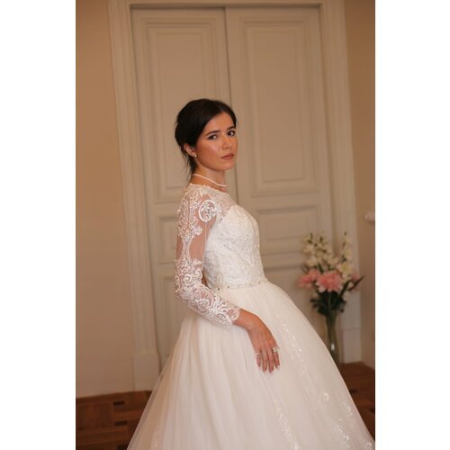 Купить Свадебное платье , размер 42-44-46, белый
Свадебное платье <br> Корсетное со шле...