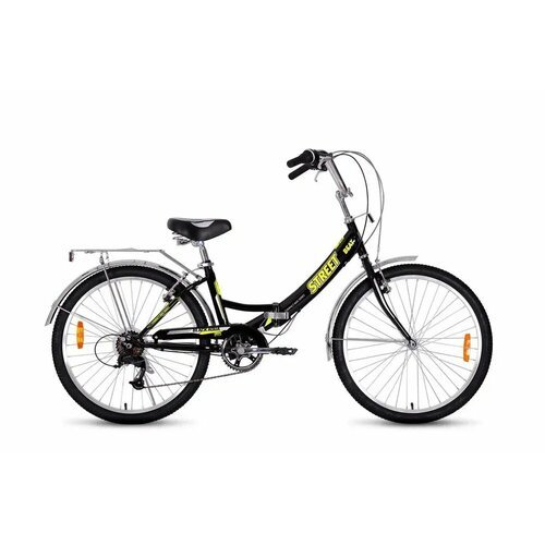 Купить Велосипед BA Street Beat 1421 24"; 6s (РФ) (16", черный-лимонный)
Диаметр колеса...