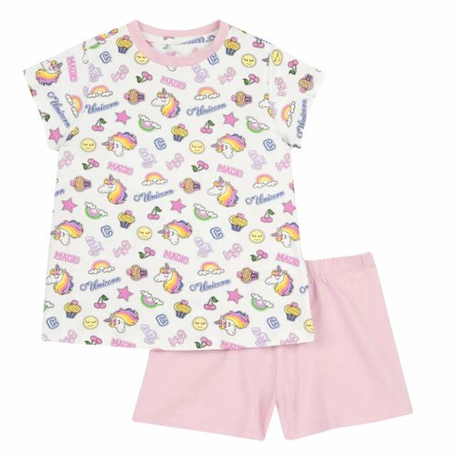 Купить Пижама Chicco, размер 152, бежевый, розовый
Пижама с короткими рукавами для дево...