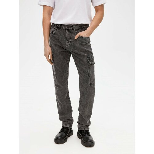 Купить Джинсы Concept club, размер M, серый
Мужские серые джинсы-карго из 100%-ного хло...