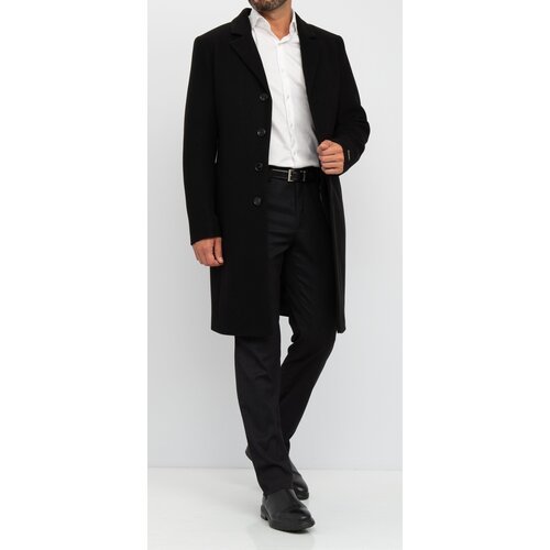 Купить Пальто MISTEKS design, размер 46-182, черный
Классическое однобортное, приталенн...
