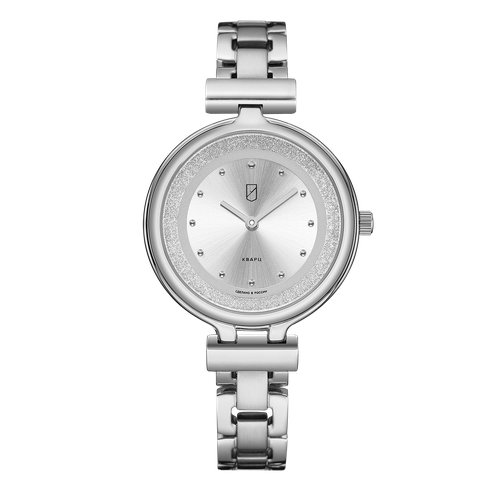 Купить Наручные часы УЧЗ 3024B-1, серебряный
Наручные кварцевые женские часы производст...