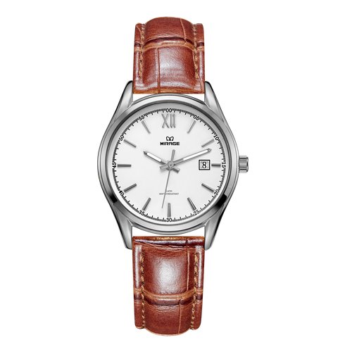 Купить Наручные часы MIRAGE M3006L-4, серебряный, коричневый
Наручные кварцевые женские...