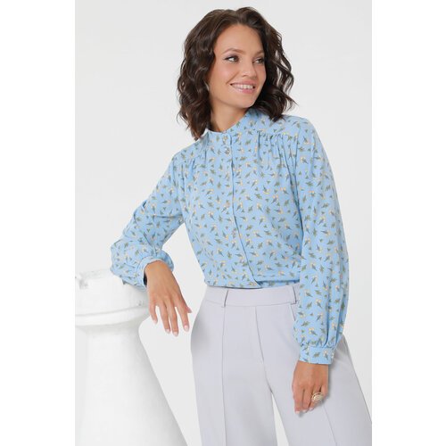 Купить Блуза DStrend, размер 44, голубой
Классическая формула успеха: лаконичная блузка...