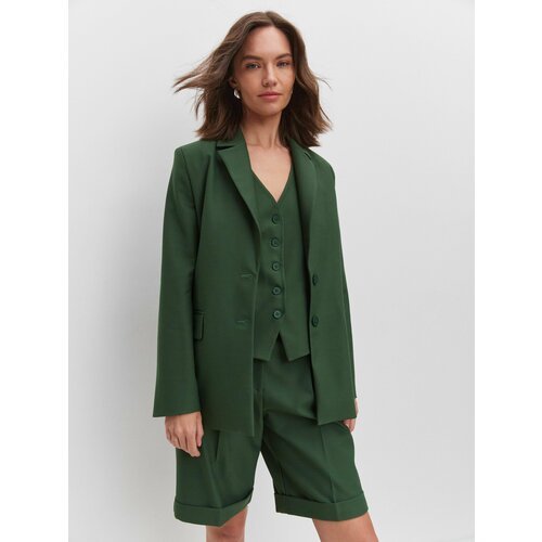 Купить Пиджак TO BE ONE, размер 50, зеленый
Пиджак женский TO BE ONE - это удлиненный к...