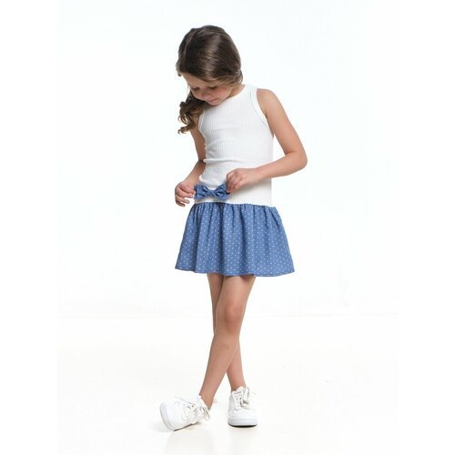 Купить Платье Mini Maxi, размер 110, синий, белый
Платье для девочек Mini Maxi, модель...
