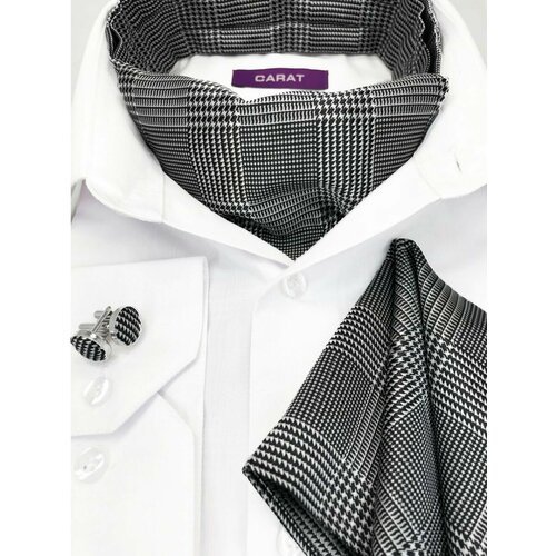 Купить Шейный платок , серый
Серый мужской шейный платок (галстук-аскот) с геометрическ...